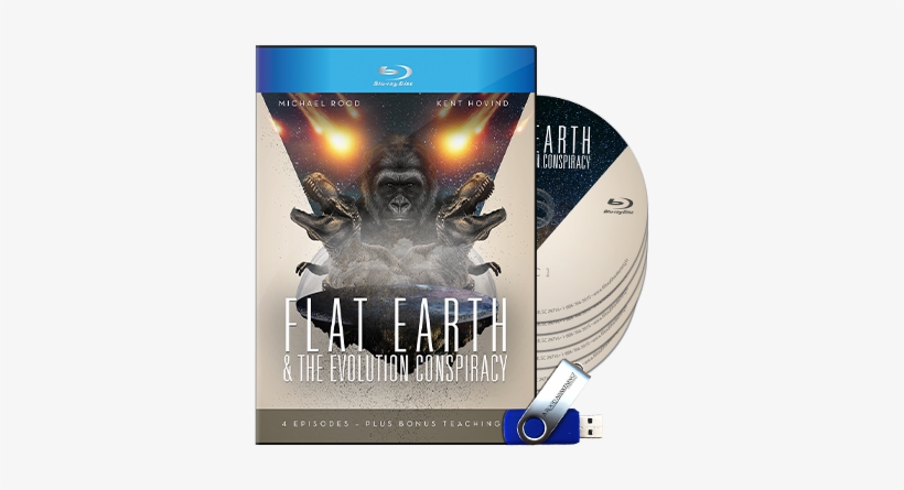 Picture Of "flat Earth And The Evolution Conspiracy" - Flat Earth, transparent png