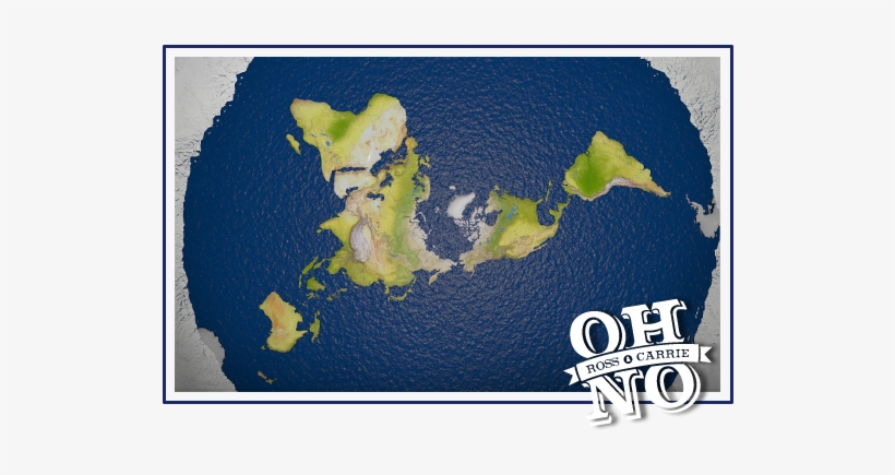 Ohno 121 Flatearth2 - Realistic Flat Earth Map, transparent png