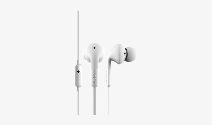 Defunc Music Headphones With Microphone White - Defunc Basic Hybrid, In-ear, 14 Mm, 1, 2 M Cable, Black, transparent png
