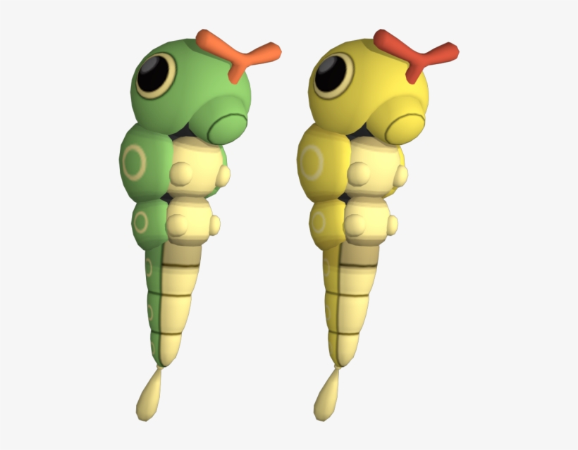 Download Zip Archive - Caterpie Model, transparent png