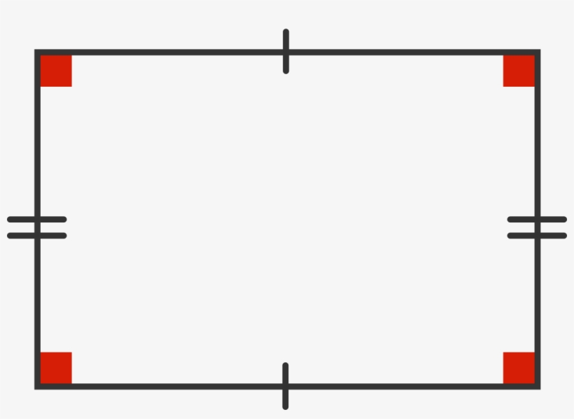 A Rectangle Is A Quadrilateral Whose Interior Angles - Math Rectangle, transparent png
