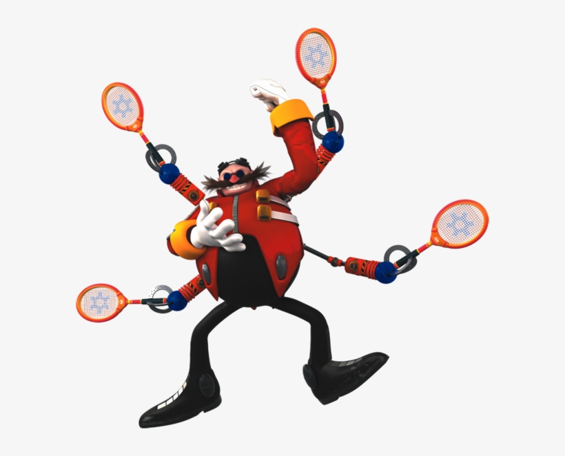 Small - Sega Superstars Tennis Eggman, transparent png