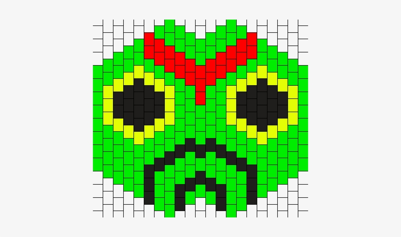 Caterpie Face Mask Bead Pattern - Unicorn Kandi Mask, transparent png