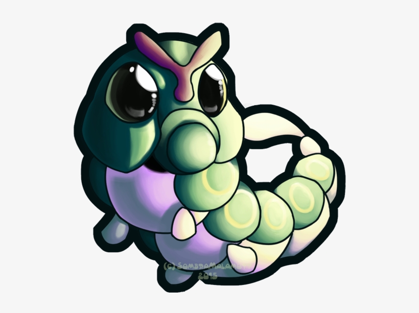 Caterpie - Cartoon, transparent png