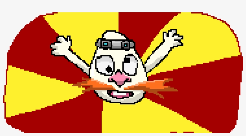 Eggman - Pixel, transparent png