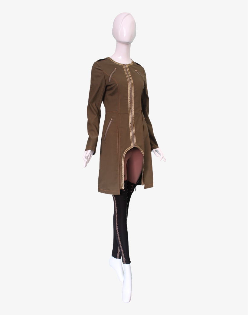 View Larger Image Golden Ribbon Coat - Mannequin, transparent png