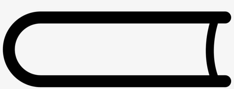 Book Outline From Bottom View Comments - Monochrome, transparent png