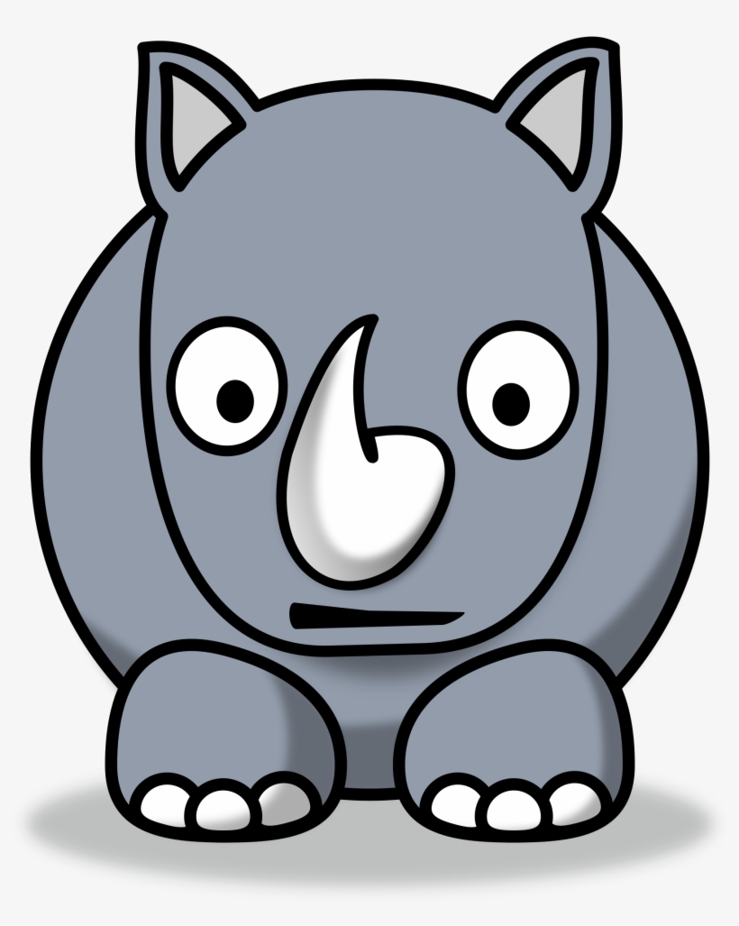 This Free Icons Png Design Of Black Rhino, transparent png
