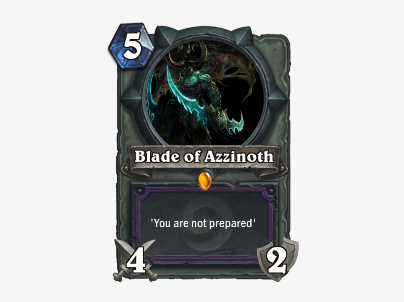Reworked Illidan - Hearthstone Un Goro Cards, transparent png