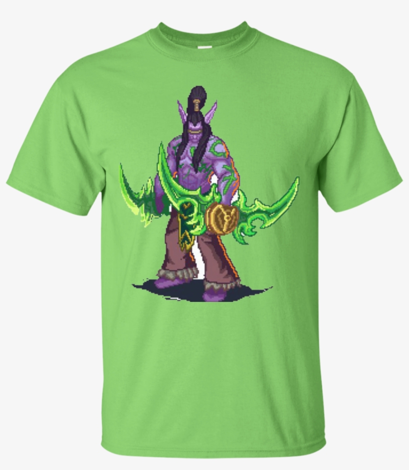 Illidan Pixel Art T-shirt - Shopbozz Mark Sheppard Make Hell Great Again T-shirts, transparent png