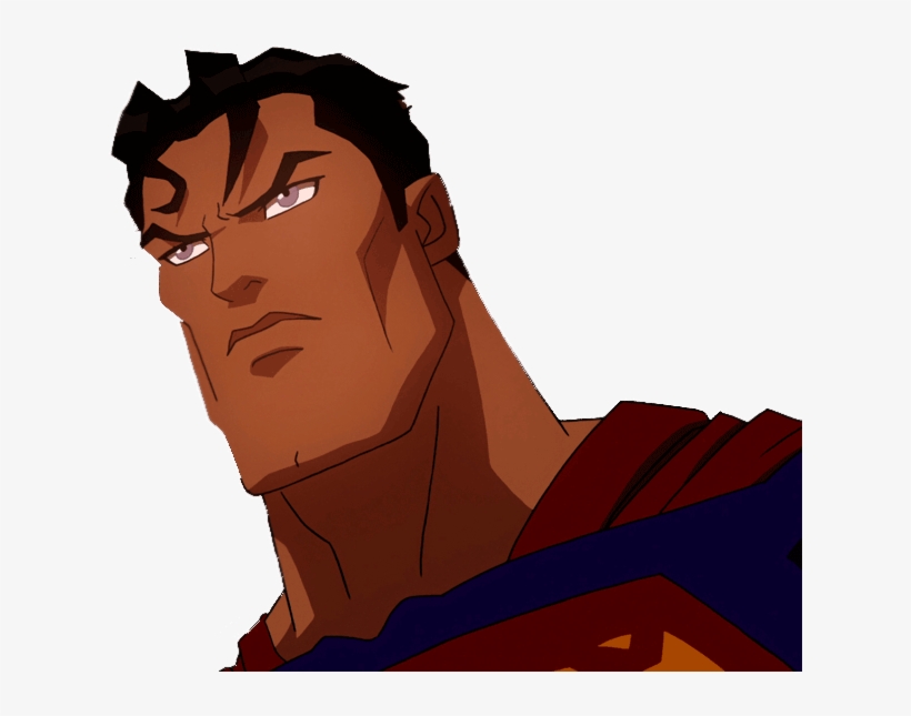 Templates - Super Homem Rosto Desenho, transparent png
