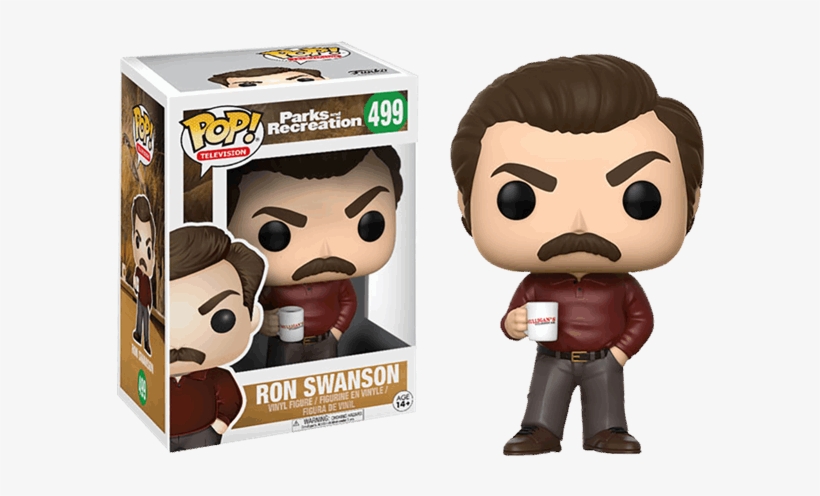 Parks And Recreation - Funko Pop Ron Swanson, transparent png