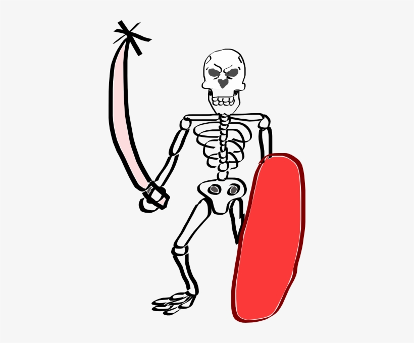 Original Png Clip Art File Skeleton Warrior Svg Images, transparent png