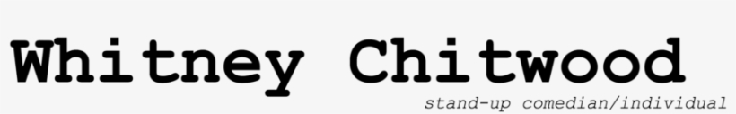 Whitney Chitwood-logo - Calligraphy, transparent png