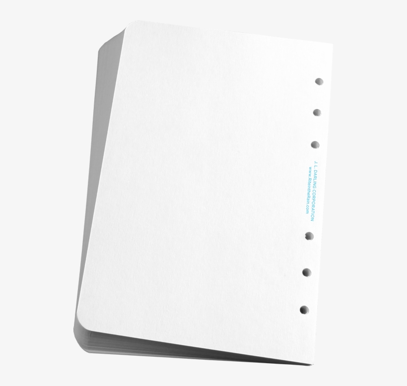 Loose Leaf Filler Paper 4 5/8" X 7" - Loose Leaf Paper Blank, transparent png