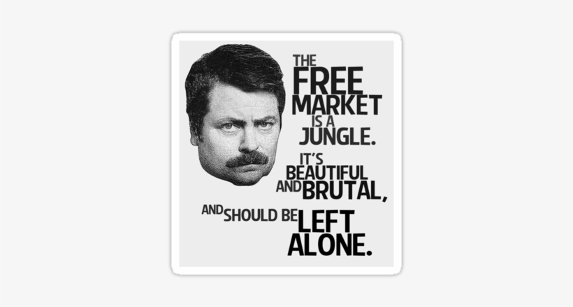 Ih0 - Redbubble - Net - " - Ron Swanson, transparent png