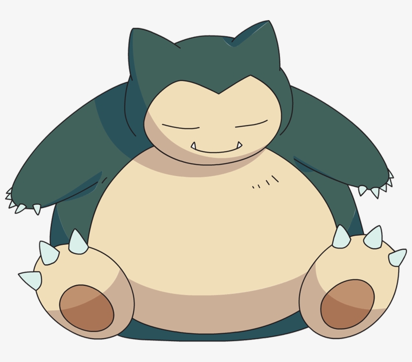 Pokemon Snorlax Is A Fictional Character Of Humans - Pokemon Snorlax, transparent png