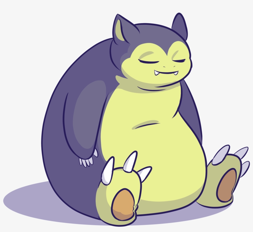 Image Freeuse Download Weasyl Folder How I Draw Pokemon - Snorlax, transparent png