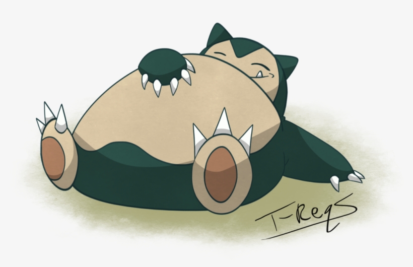 Snorlax - Cartoon, transparent png