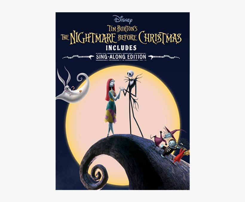 Digital - Nightmare Before Christmas Sing Along Edition Blu Ray, transparent png