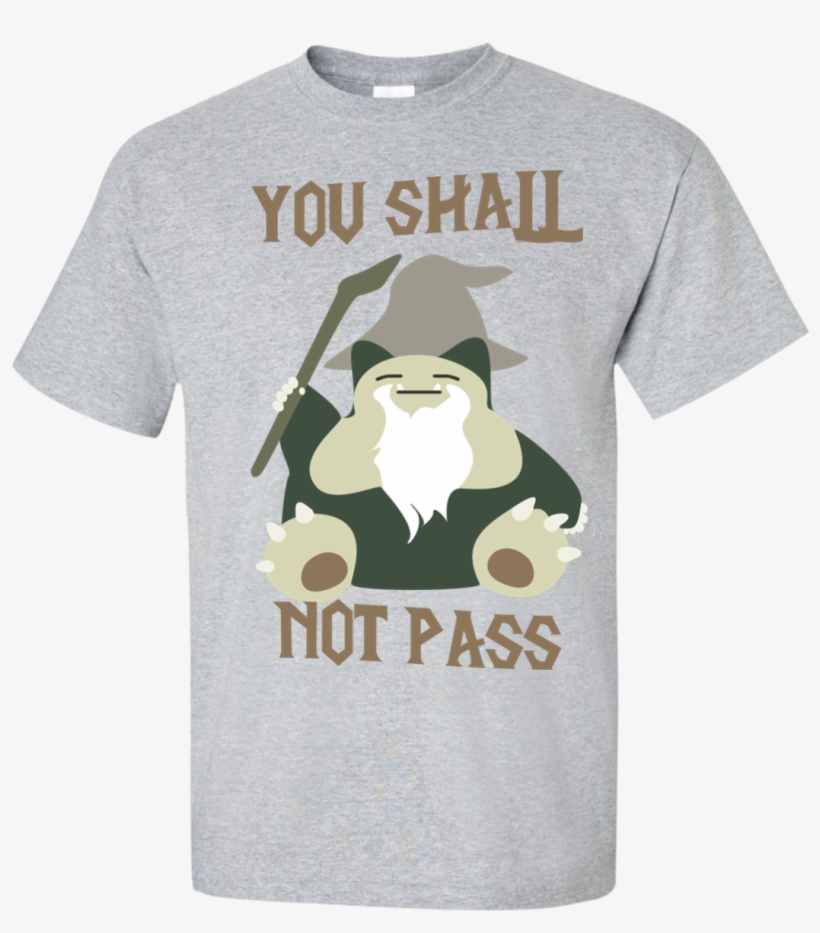 You Shall Not Pass Snorlax T-shirt/hoodie/tank - Cool Detroit Lions Tshirts, transparent png