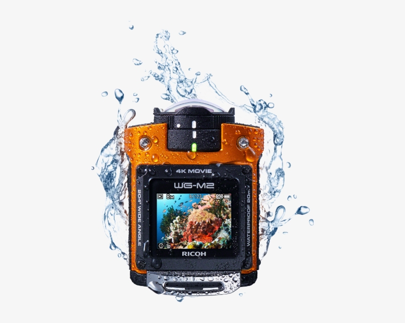 Ricoh Wg-m2 4k Action Camera - Ricoh Wg-m2 Camera, transparent png