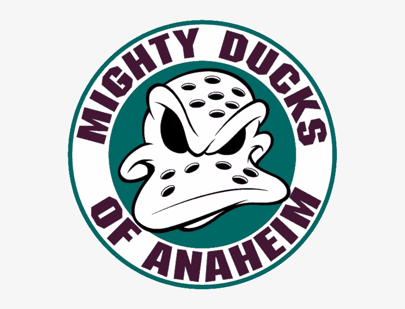 Mighty Ducks Alternate Logo - Old School Mighty Ducks Logo, transparent png