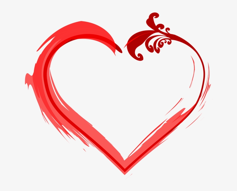 Heart, Love, Sign, Red, Holiday, Postcard, Design - Love, transparent png