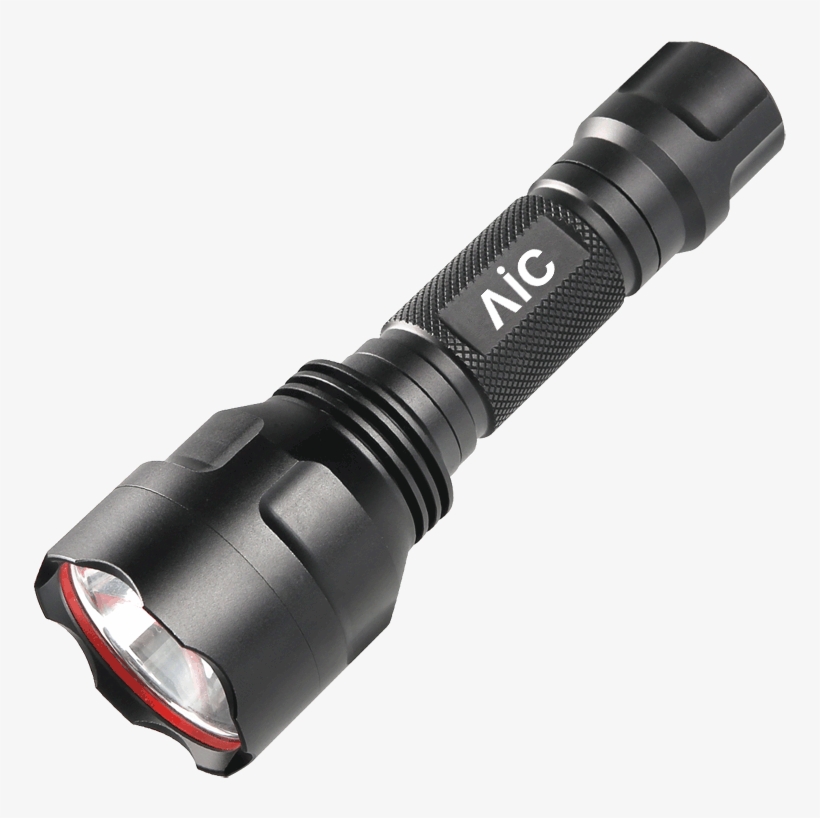 Aic Flashlight Super Bright Long-range 1000 Rechargeable - Flashlight, transparent png