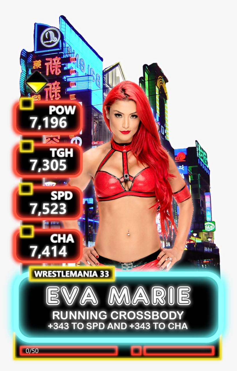 Eva Marie Custom Supercard - Alexa Bliss Custom Supercard, transparent png