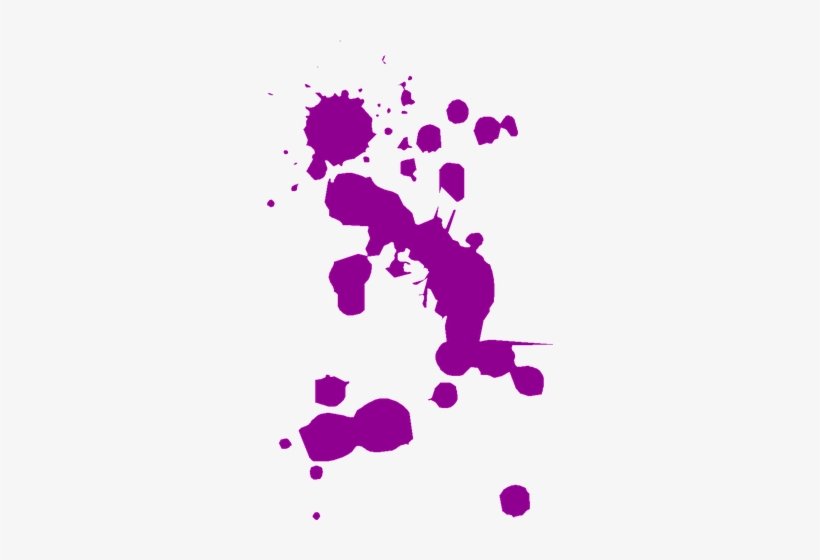 Purple, Splash, Drops, Drop, Brush - Paint Splat, transparent png