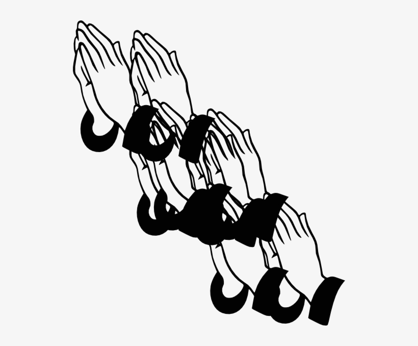 Image Download Hand Clip Art At Clker Com Vector - Praying Hands Pillow Case, transparent png