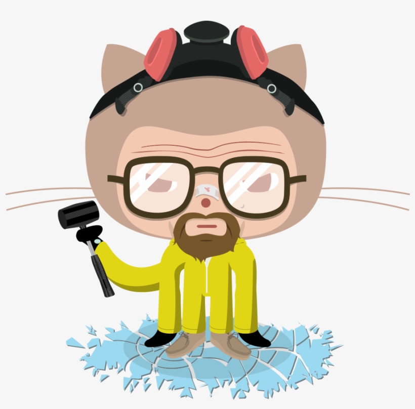 Http - //octodex - Github - Com/images/heisencat - Heisencat Ceramic Cup/mug,johnflick Unisex Coffee Cups/mugs,11oz, transparent png