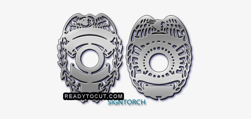 Image - Police Badge Cut File, transparent png