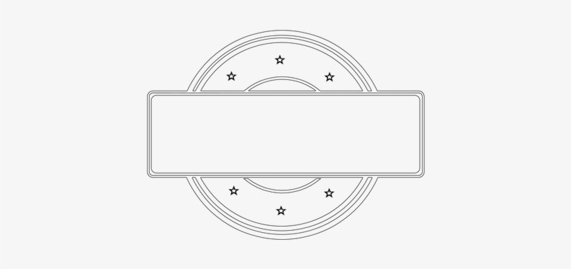 Advertising Badge Banner Blank Element Emb - White Label Banner Png, transparent png
