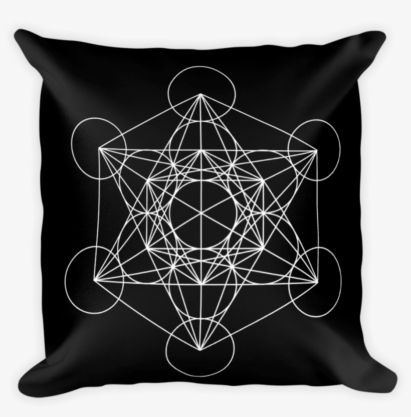 Metatron's Cube Throw Pillow - Metatron's Cube, transparent png