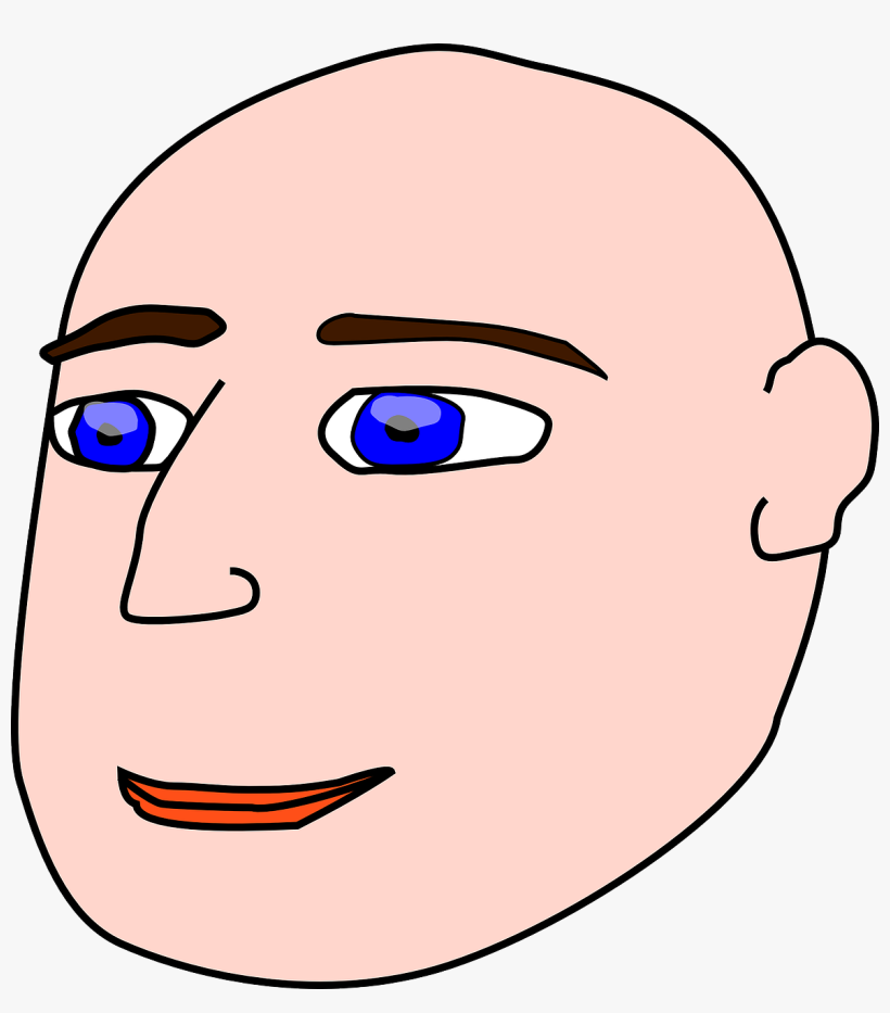 How To Set Use Head Man Bald Clipart, transparent png