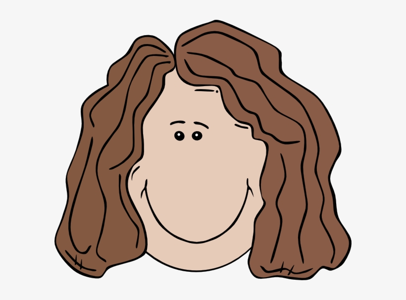 Woman Face Clip Art At Clker - Woman Face Clip Art, transparent png
