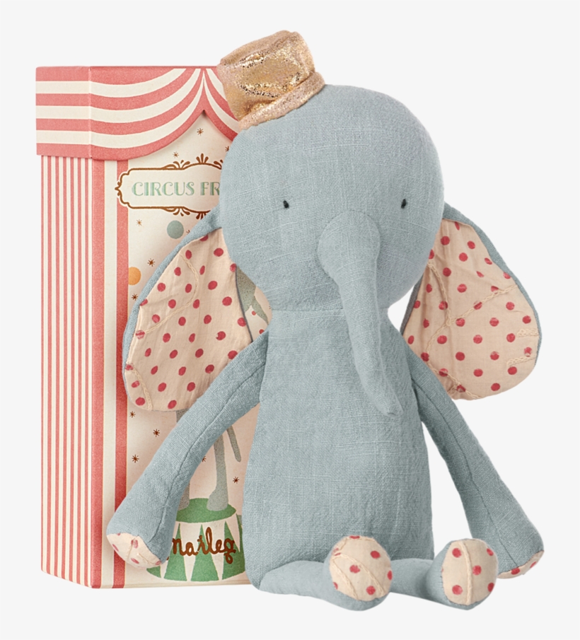 Elephant Circus Friend - Maileg Circus Elephant, transparent png