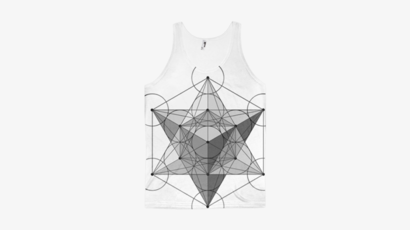 Light Metatron's Cube Racerback Tank - Active Tank, transparent png