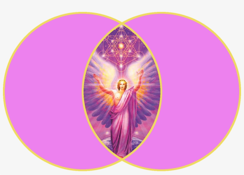 Big Vesica Pisces Violet Aa Metatron - Archangel Metatron, transparent png