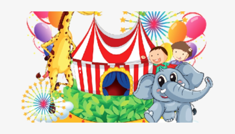 Caption - Kids Circus Animals, transparent png