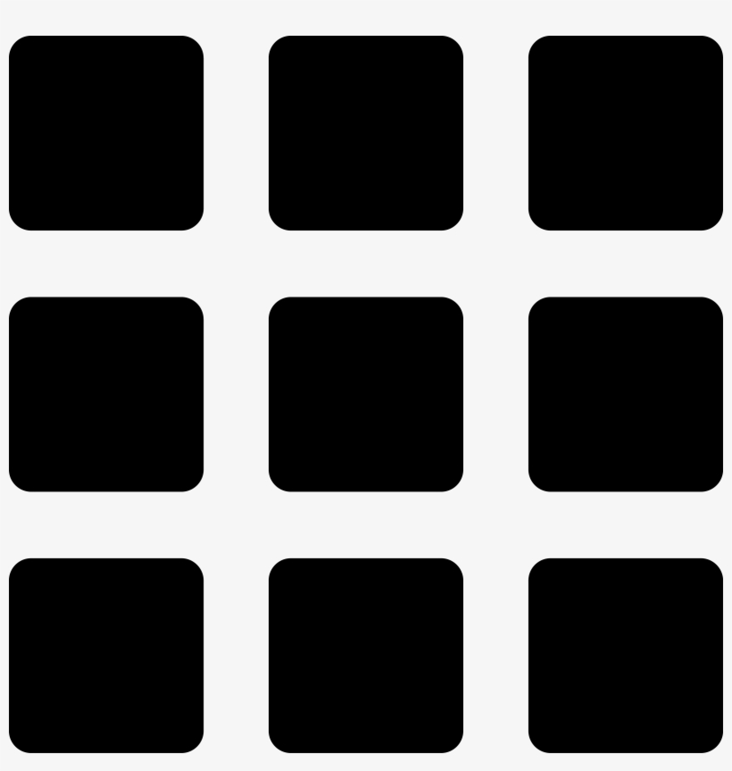 Grid Shapes Squares Icon Png 4006x4022 PNG Download PNGkit
