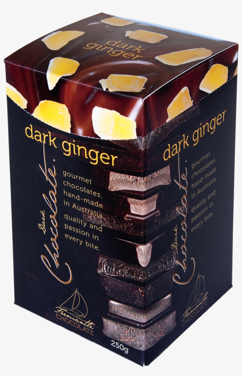Fremantle Dark Chocolate & Ginger Box 250g - Fremantle Dark Chocolate & Ginger Box, transparent png