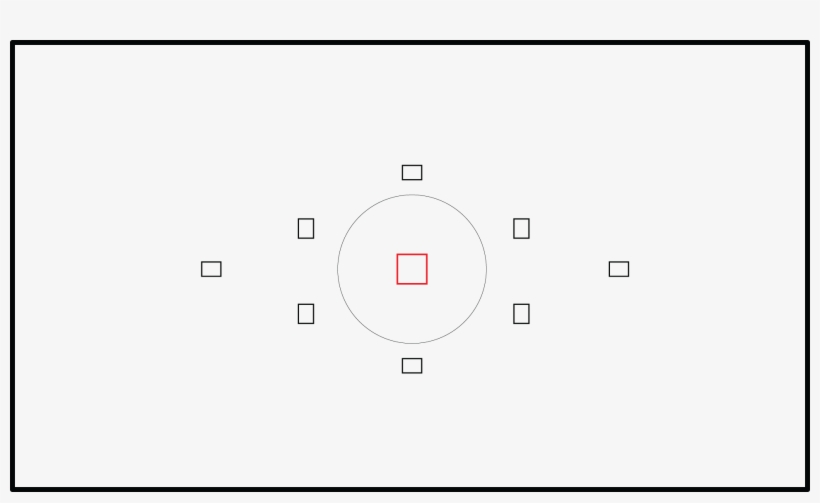Focus Points - Circle, transparent png