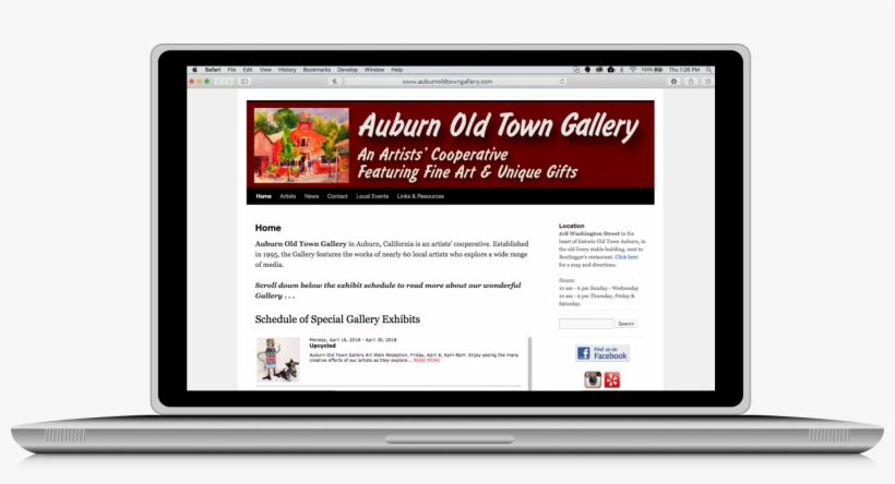 Auburn Old Town Gallery Website - Auburn Old Town Gallery, transparent png