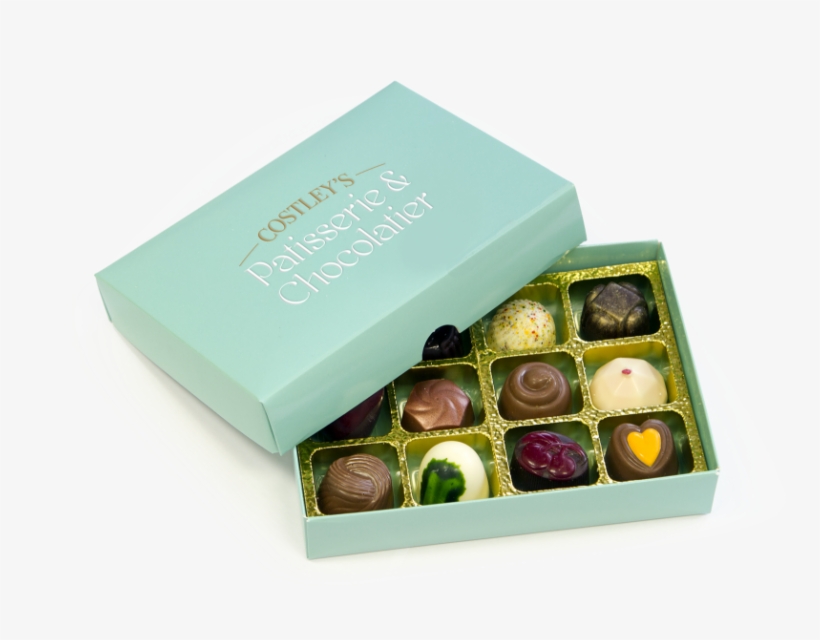 Box Of 12 Chocolates - Chocolate, transparent png