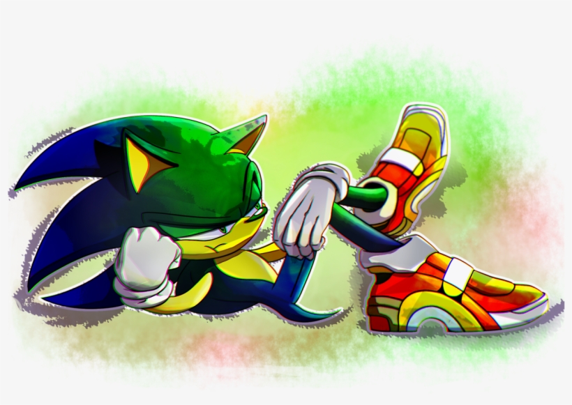 Ever Since I Was A Wee Lil Tyke, I Had Wanted To Draw - Sonic With Soap Shoes, transparent png