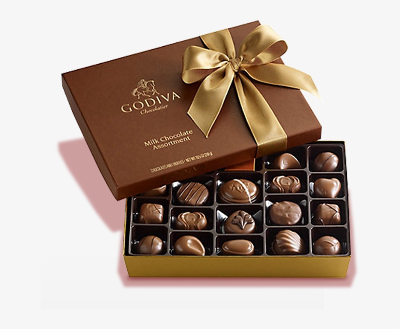 Godiva Chocolate Box Design - Chocolates And Dry Fruits, transparent png