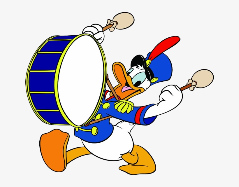 Donald Duck Band Clipart & Donald Duck Band Clip Art - Donald Duck, transparent png